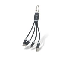 Přívěskový nabíjecí USB kabel 3v1 UC036