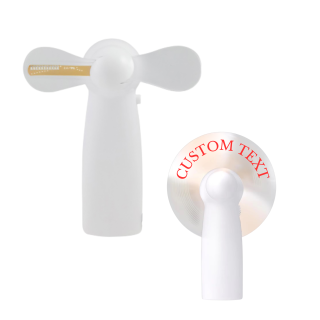 Vreckový vetráčik s LED sloganom