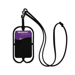 Silikonové pouzdro na telefon s kapsičkou na kartu