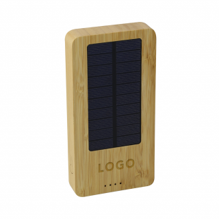 Solární Bamboo powerbanka 10000mAh