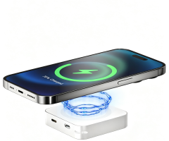 Bezdrôtová magnetická powerbanka 3v1 5000mAh