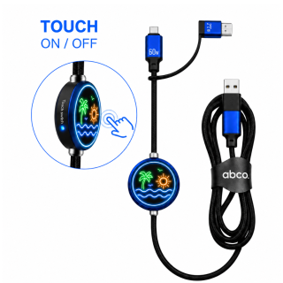 Rýchlonabíjací dátový kábel 6v1 Touch UC073