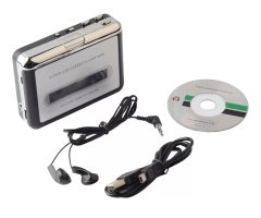 Kazetový prehrávač s prevodníkom z kazety na MP3 cez USB