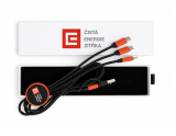 USB kábel v darčekovej krabičke – potlač/LED podsvietenie