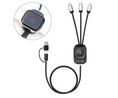 Nabíjací USB kábel s nabíjačkou hodiniek 5v1 UC078