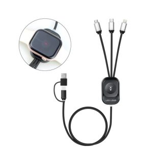 Nabíjací USB kábel s nabíjačkou hodiniek 5v1 UC078
