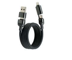 Magnetický rýchlonabíjací dátový kábel 4v1 UC079