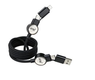Magnetický rýchlonabíjací dátový kábel 4v1 UC080